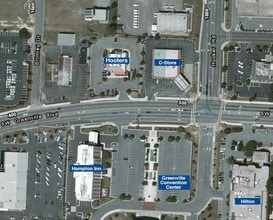 316 Greenville Blvd SW, Greenville, NC - AERIAL map view