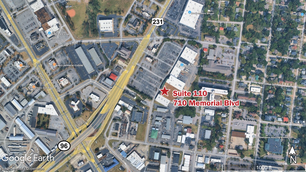 710 Memorial Blvd, Murfreesboro, TN for lease - Building Photo - Image 2 of 2