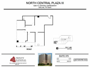 12801 N Central Expy, Dallas, TX for lease Floor Plan- Image 1 of 1