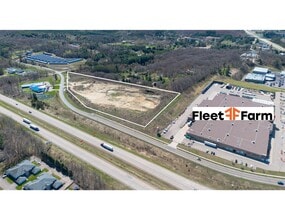 Old Town Hall Rd, Eau Claire, WI - AÉRIEN Vue de la carte - Image1