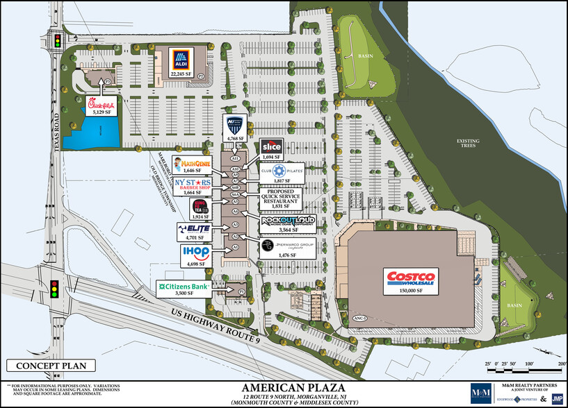 18 Highway 9, Morganville, NJ à louer - Plan de site - Image 1 de 3