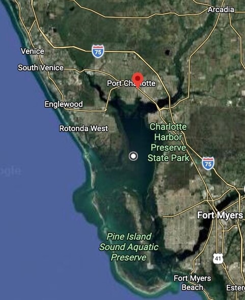 325 Glancy Ln NE, Port Charlotte, FL for sale - Aerial - Image 3 of 3