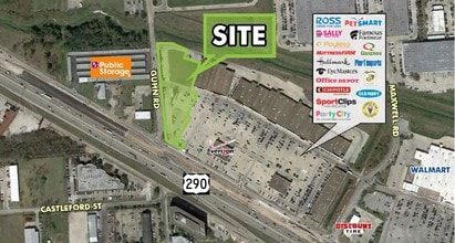 13906 Northwest Fwy, Houston, TX - Aérien  Vue de la carte