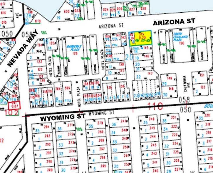 1101 Arizona St, Boulder City, NV à louer - Plan cadastral - Image 2 de 13