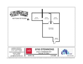 8700 N Stemmons Fwy, Dallas, TX for lease Floor Plan- Image 1 of 1