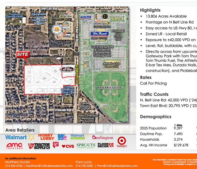 Plus de détails pour 3221 N Belt Line Rd, Sunnyvale, TX - Terrain à vendre