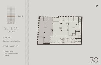 30 Wall St, New York, NY à louer Plan de site- Image 1 de 4