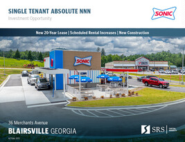 Sonic | New 20yr Corp Abs NNN w/ Incrs - NNN Property