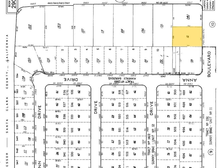 1572-1590 Los Padres Blvd, Santa Clara, CA à louer - Plan cadastral - Image 2 de 5
