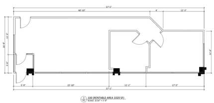 301 14th St NW, Calgary, AB for lease Floor Plan- Image 1 of 2