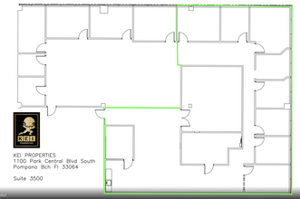 1100 Park Central Blvd S, Pompano Beach, FL for lease Floor Plan- Image 1 of 1