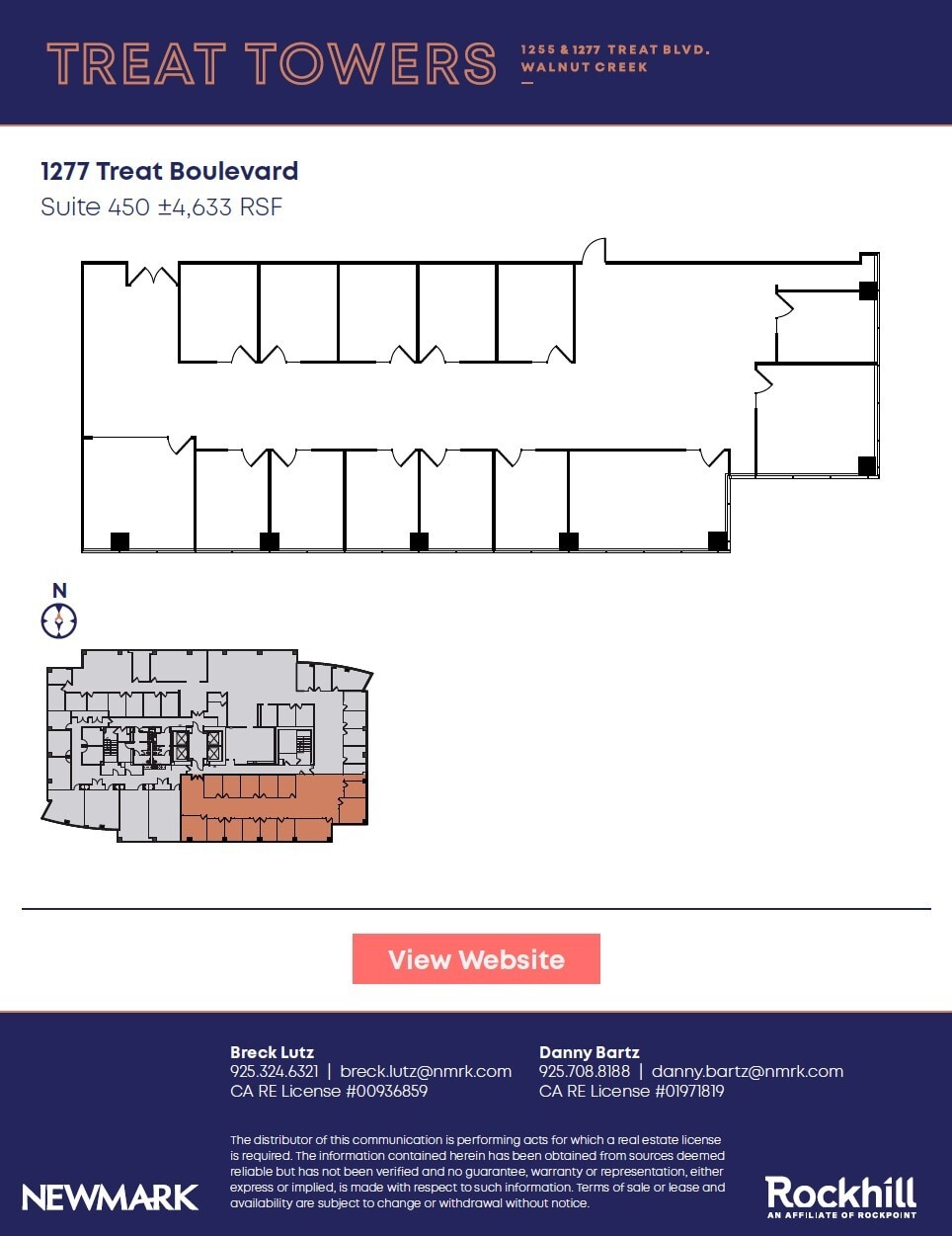 1255 Treat Blvd, Walnut Creek, CA for lease Floor Plan- Image 1 of 1