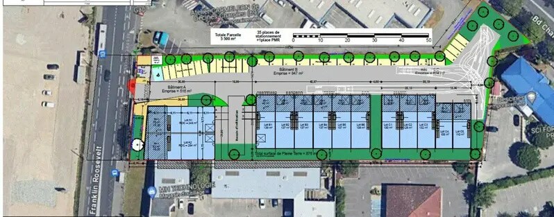 201 Avenue Franklin Roosevelt, Décines-Charpieu for lease - Site Plan - Image 3 of 3