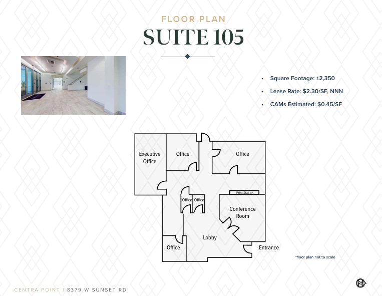 8379 W Sunset Rd, Las Vegas, NV for lease Floor Plan- Image 1 of 1