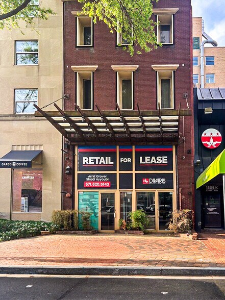 1604 K St NW, Washington, DC à louer - Photo du bâtiment - Image 2 de 13