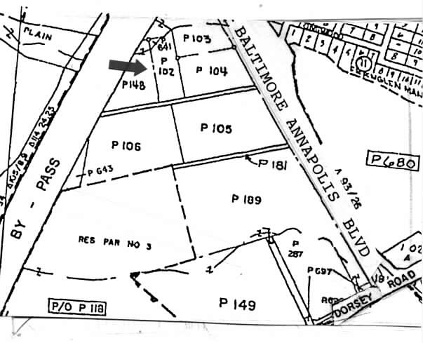 7354 Baltimore Annapolis Blvd, Glen Burnie, MD à vendre - Plan cadastral - Image 2 de 16