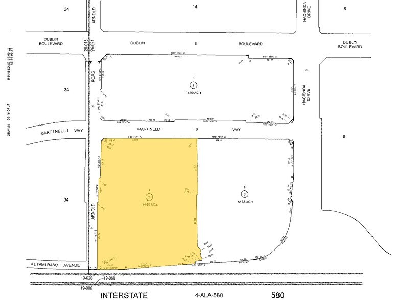 Martinelli Way, Dublin, CA à vendre - Plan cadastral - Image 1 de 3