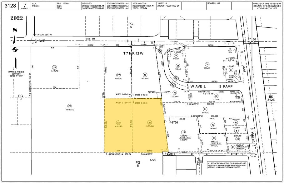 W Avenue L4, Lancaster, CA à vendre - Plan cadastral - Image 2 de 2