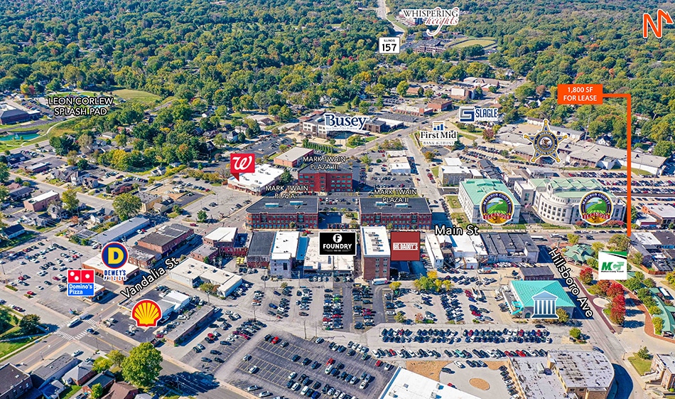 216 N Main St, Edwardsville, IL à louer - Photo du bâtiment - Image 2 de 2