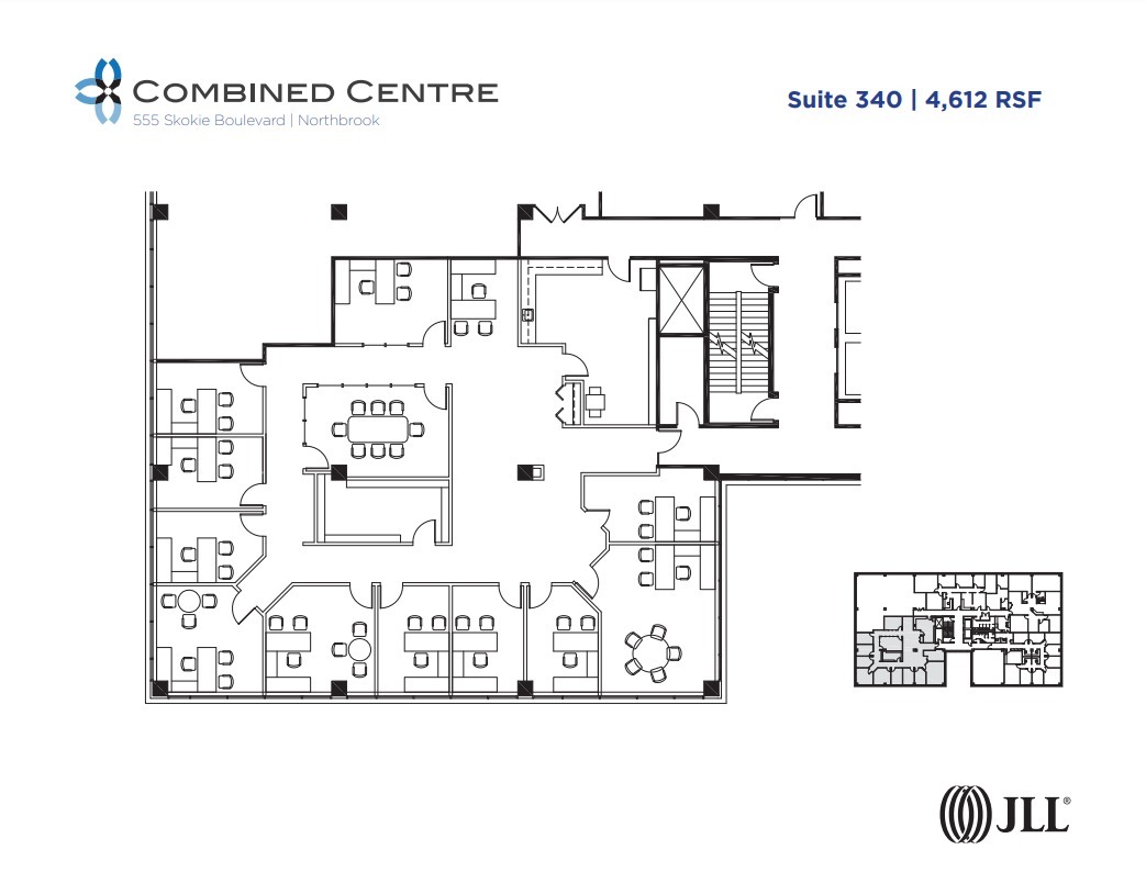 707 Skokie Blvd, Northbrook, IL for lease Floor Plan- Image 1 of 1