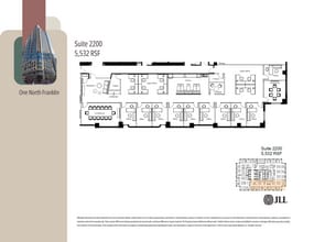1 N Franklin St, Chicago, IL à louer Plan d’étage- Image 1 de 3