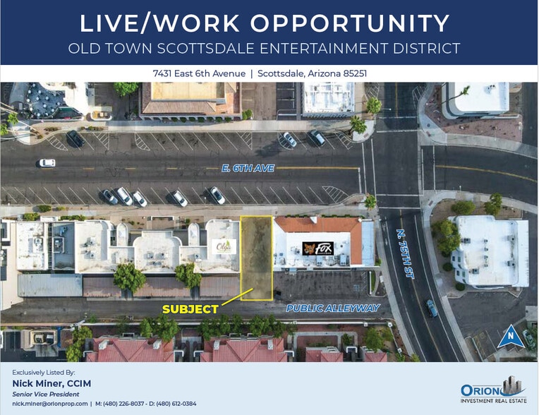 7431 E 6th Ave, Scottsdale, AZ à vendre - Photo du bâtiment - Image 2 de 4