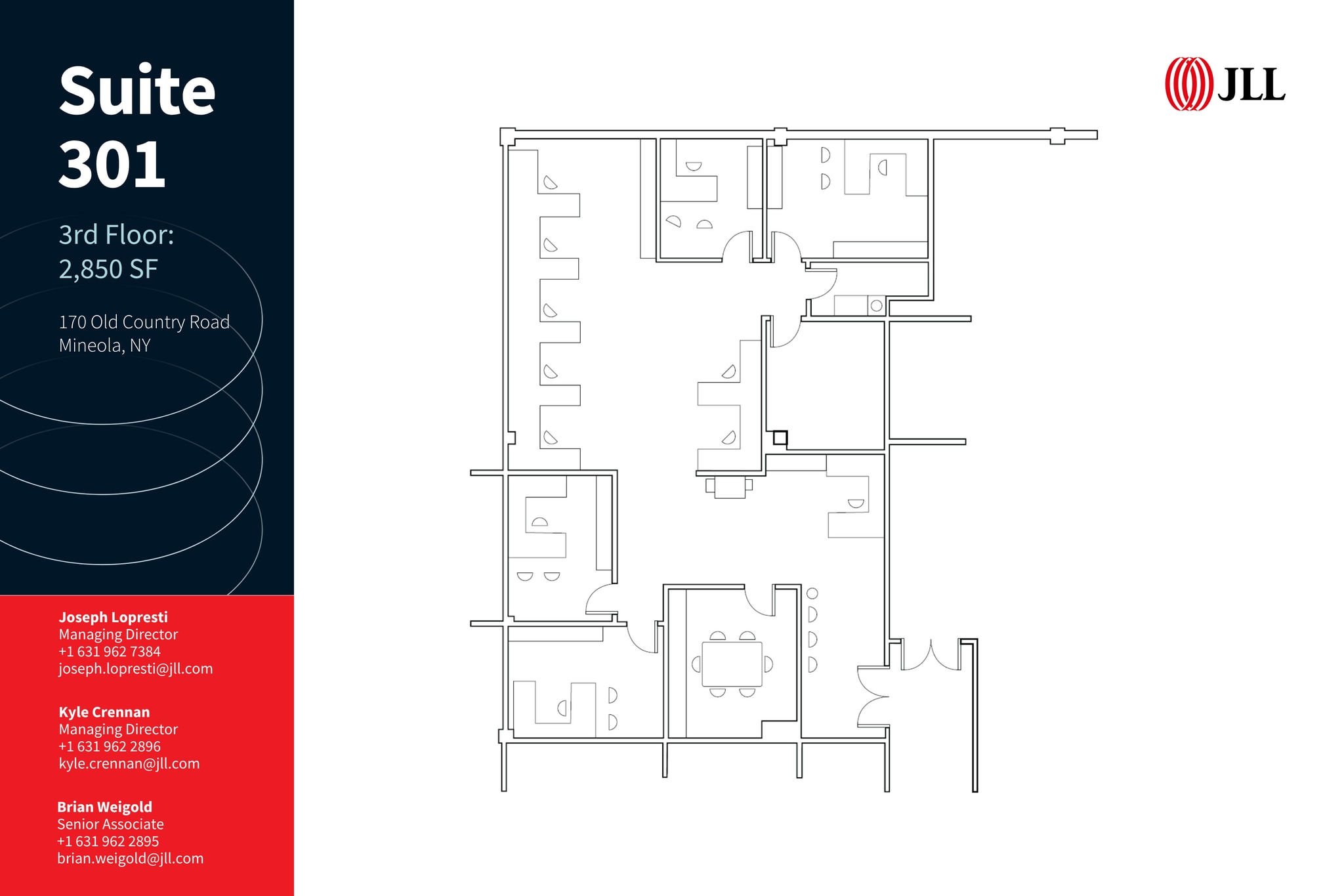 170 Old Country Rd, Mineola, NY à louer Plan d’étage- Image 1 de 1