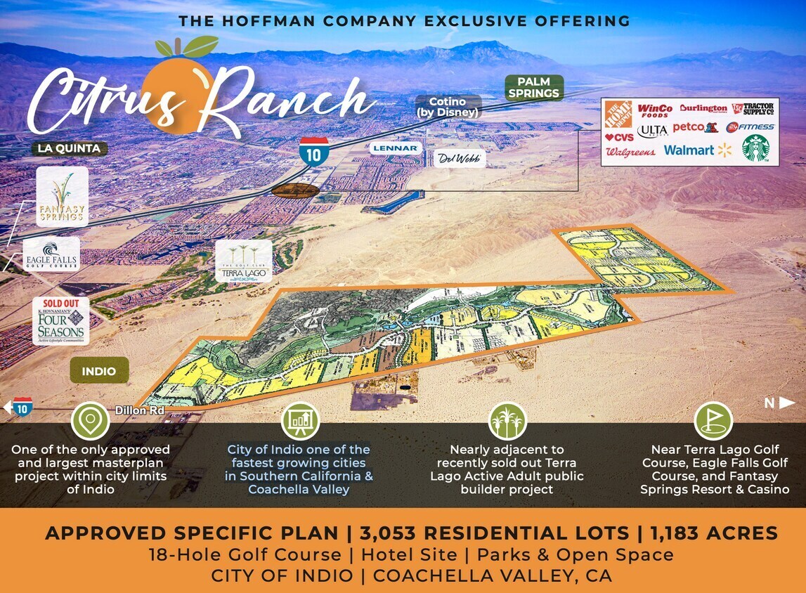 Dillon Rd, Indio, CA à vendre Aérien- Image 1 de 12