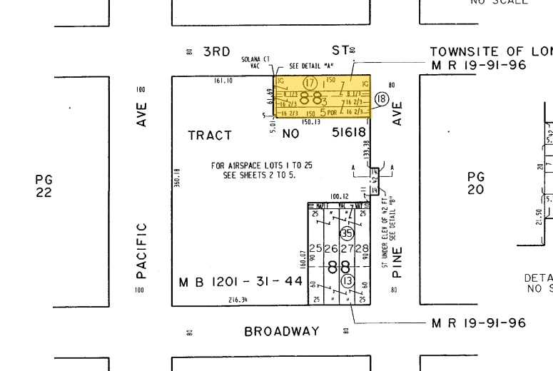 108 W 3rd St, Long Beach, CA à vendre - Plan cadastral - Image 3 de 33