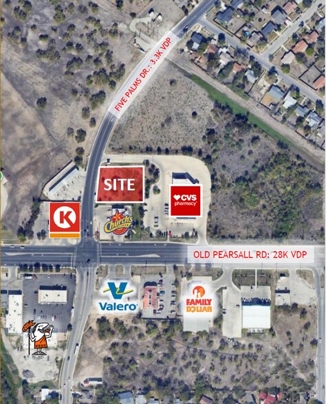 Five Palms Dr @ Old Pearsall Rd, San Antonio, TX à vendre - Photo du bâtiment - Image 2 de 6