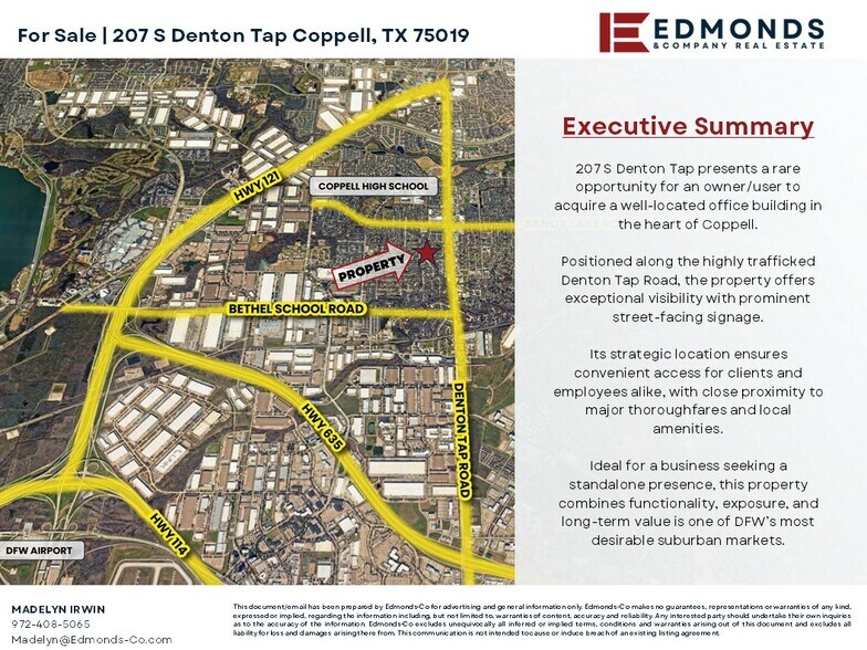 207 S Denton Tap Rd, Coppell, TX à vendre - Photo du bâtiment - Image 2 de 13