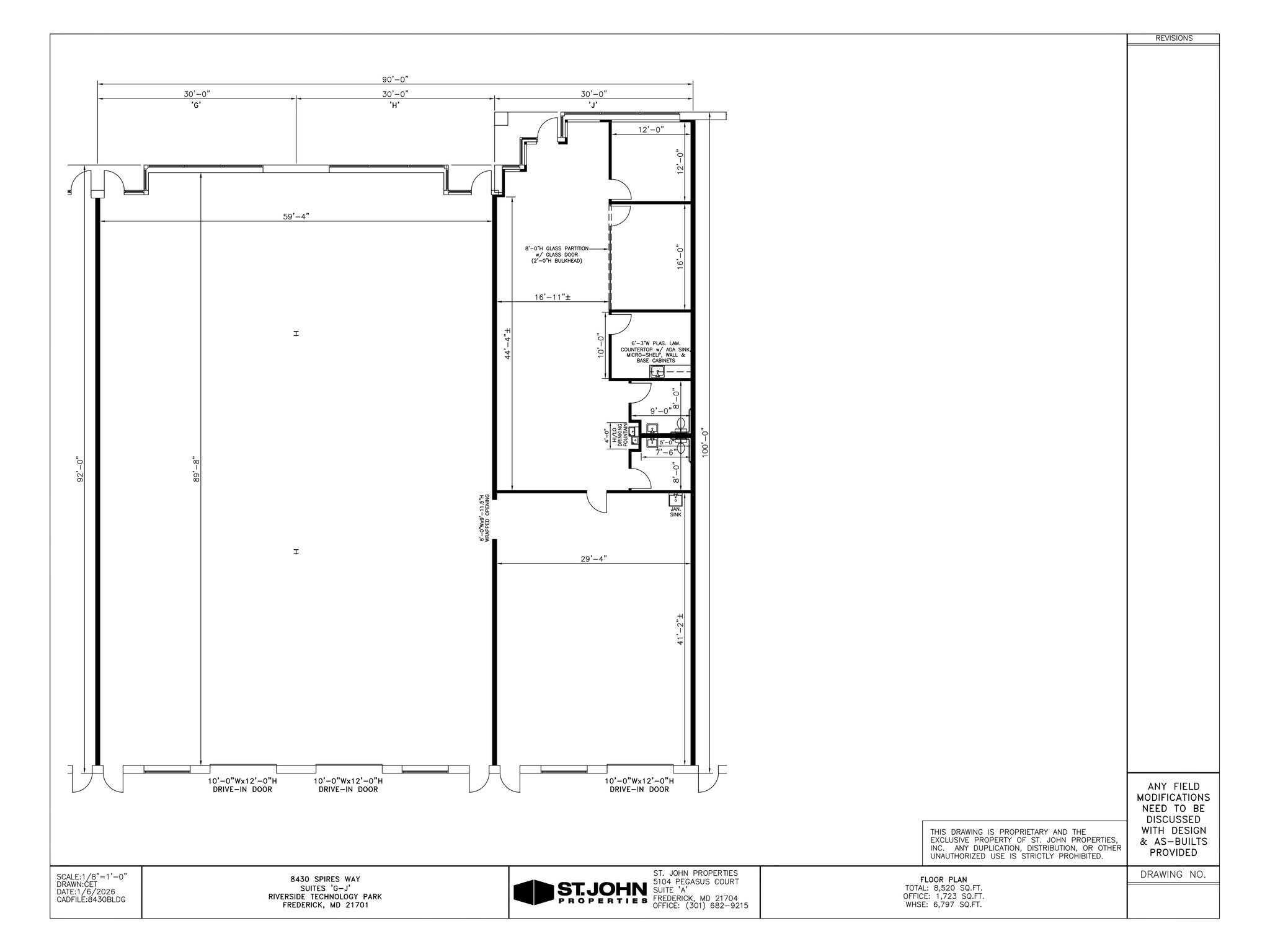 8435 Progress Dr, Frederick, MD for lease Site Plan- Image 1 of 1