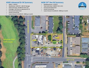 6509 Lakewood Dr W, University Place, WA - AERIAL  map view