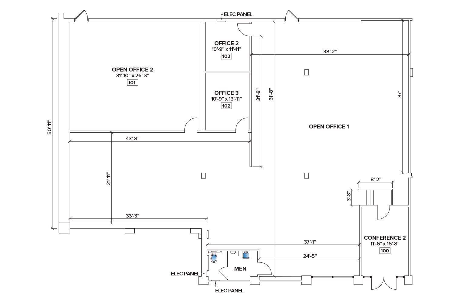 3 W Broad St, Bethlehem, PA for lease Floor Plan- Image 1 of 2