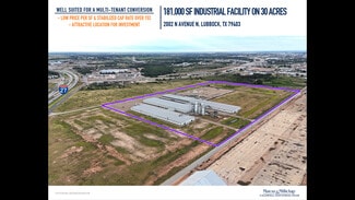 Plus de détails pour 2002 N Avenue N, Lubbock, TX - Industriel à vendre