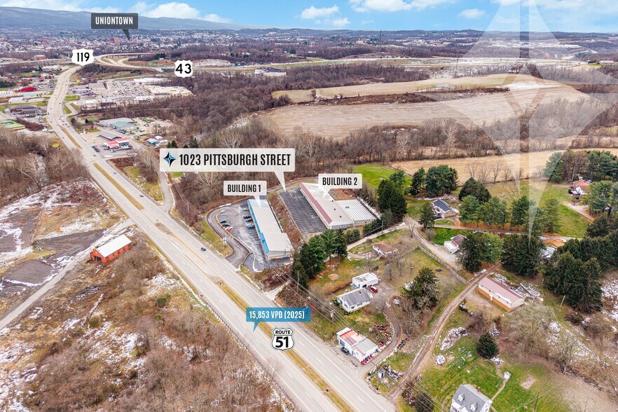 1023 Pittsburgh Rd, Uniontown, PA à louer - Photo du bâtiment - Image 3 de 11