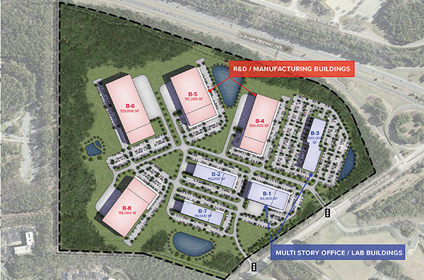 3029 E Cornwallis Rd, Research Triangle Park, NC à vendre - Plan de site - Image 1 de 1