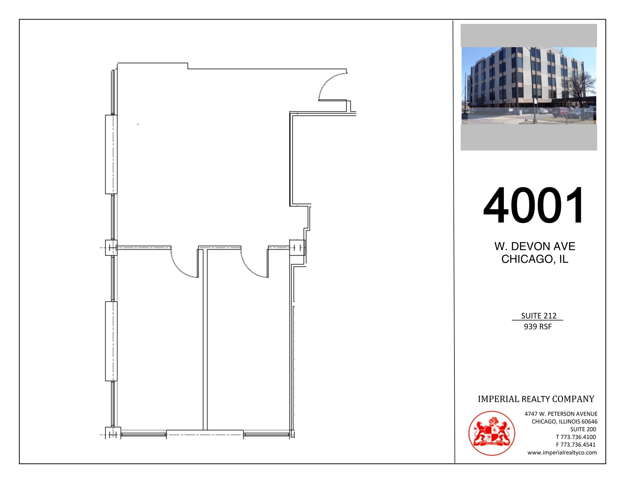 4001 W Devon Ave, Chicago, IL for lease Site Plan- Image 1 of 4