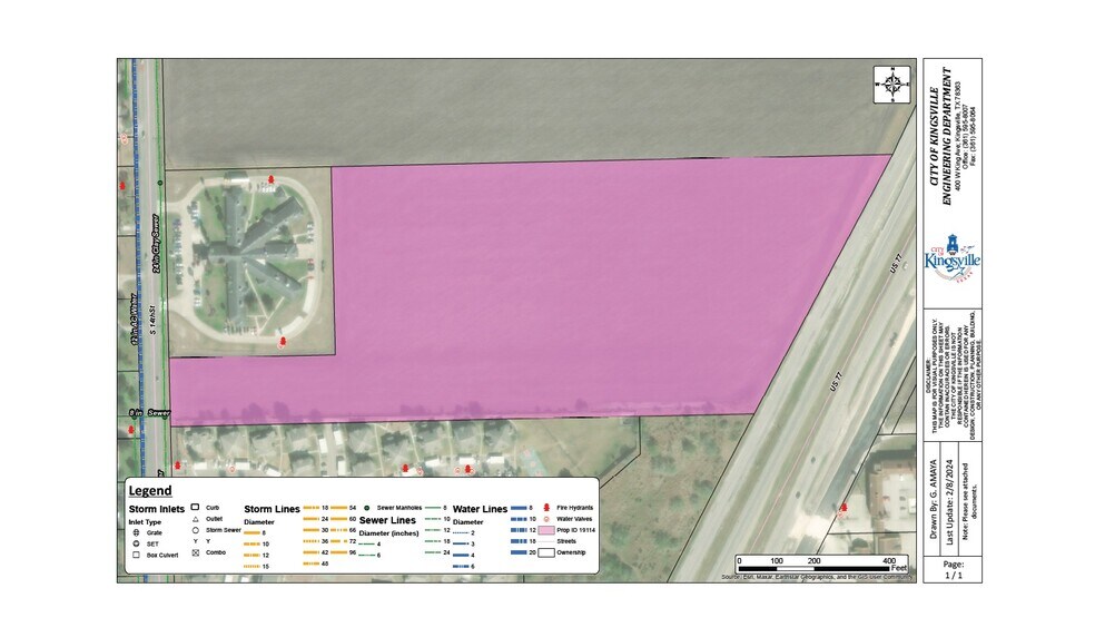 3130 Brahma Blvd, Kingsville, TX for sale - Site Plan - Image 3 of 3