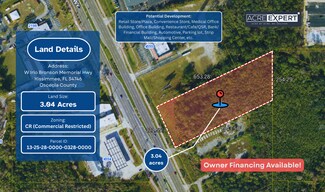Plus de détails pour 4545 Irlo Bronson Memorial hwy, Kissimmee, FL - Terrain à vendre