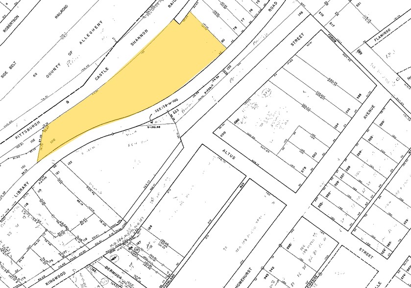 2660 Library Rd, Pittsburgh, PA à louer - Plan cadastral - Image 3 de 25