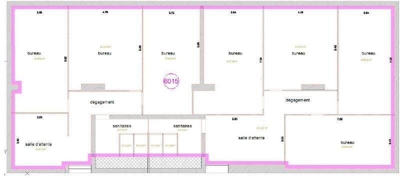 Bureau dans Montpellier à vendre - Plan d’étage - Image 2 de 12