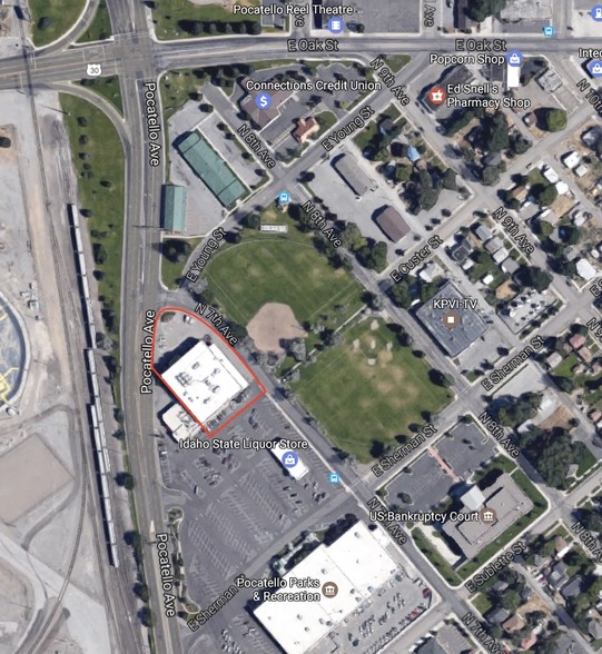 1001 N 7th Ave, Pocatello, ID for lease - Aerial - Image 3 of 3