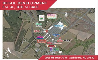 Plus de détails pour 2928 US Highway 70 W, Goldsboro, NC - Terrain à louer