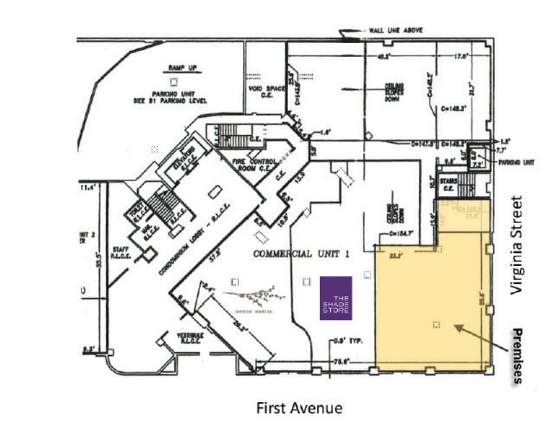 2000 1st Ave, Seattle, WA à louer Plan d’étage- Image 1 de 1