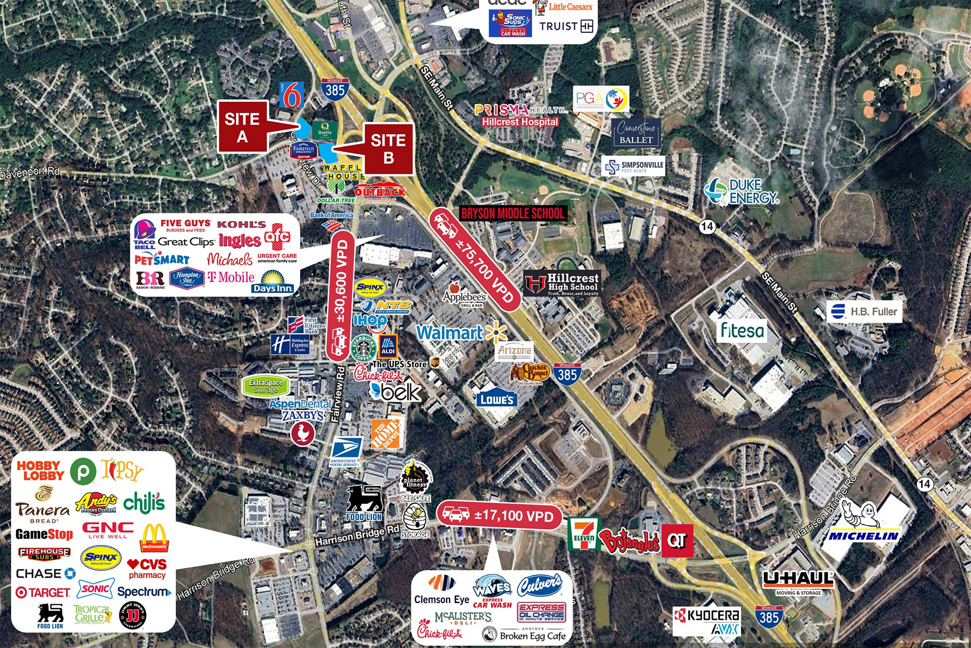 Grandview Dr, Simpsonville, SC à vendre Photo du bâtiment- Image 1 de 4