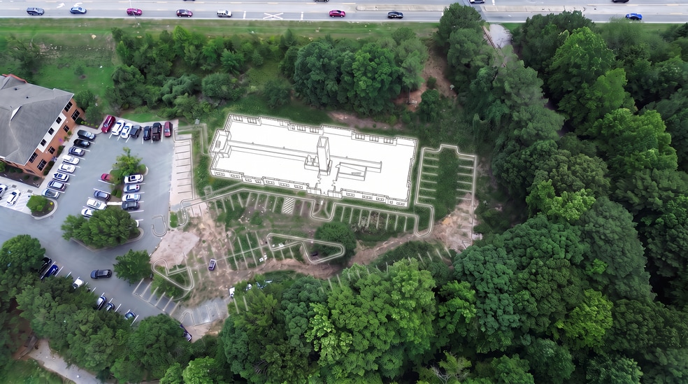 3121 Rogers rd, Wake Forest, NC for lease - Aerial - Image 3 of 3