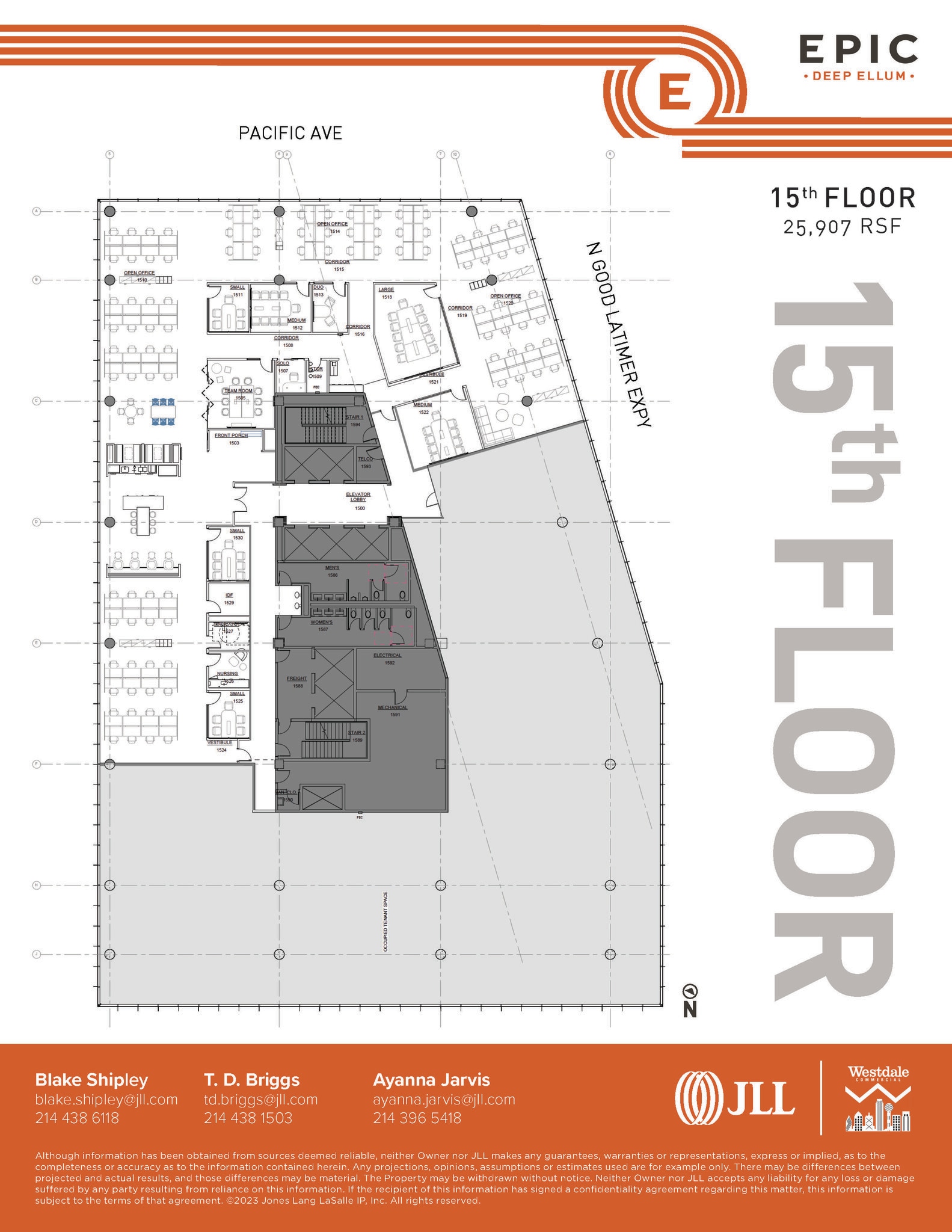 2550 Pacific Ave, Dallas, TX for lease Floor Plan- Image 1 of 1