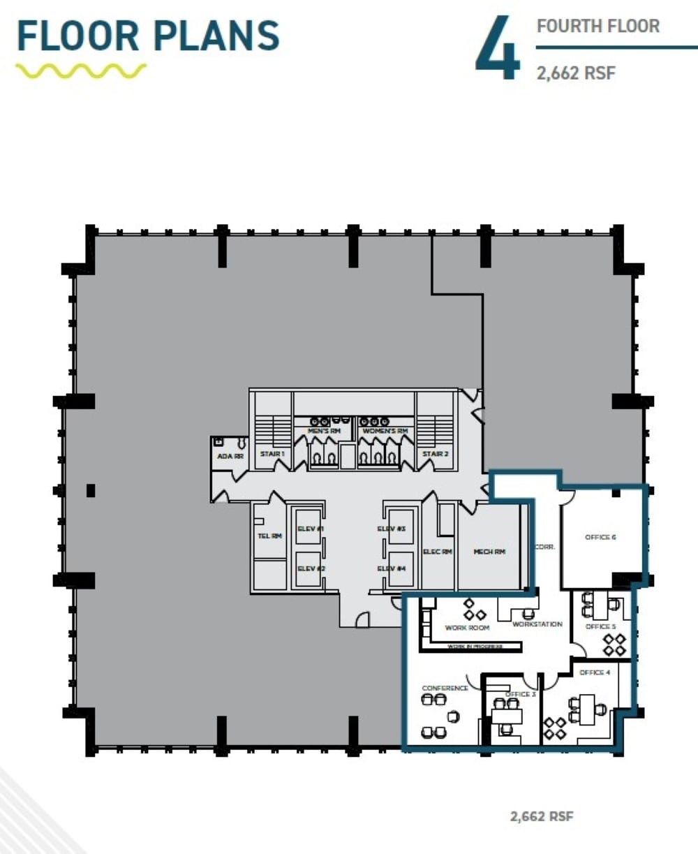 8401 Connecticut Ave, Chevy Chase, MD à vendre Plan d’étage- Image 1 de 1
