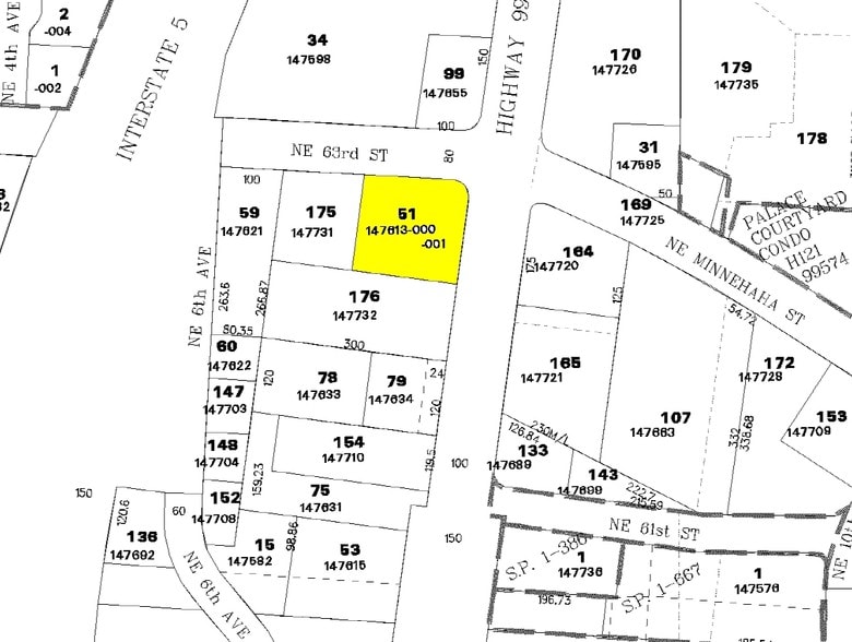 6212 NE Highway 99, Vancouver, WA for sale - Plat Map - Image 2 of 2